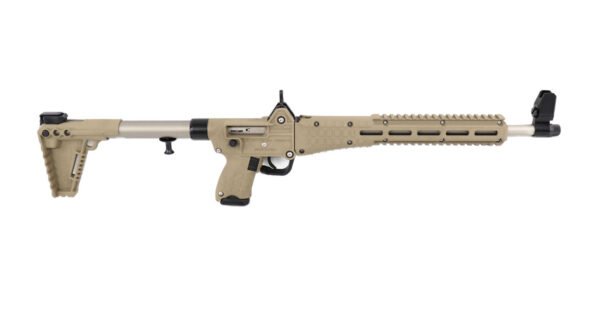Kel-Tec Sub-2000 9mm Multi Mag Variant with M-LOK Rail, Tan Stock and Nickel Boron Finish