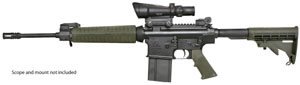 Armalite A4 Semi-Auto Carbine 10A4CF, 308 Winchester, 16 in, Collapsible Stock, Green/Black Finish