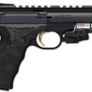 Browning Buck Mark 22LR Black Label Rimfire Pistol with Carbon Fiber Finish and Laser