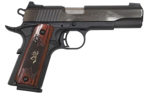 Browning 1911-380 Medallion Pro Full-Size 380 ACP with Checkered Rosewood Grips