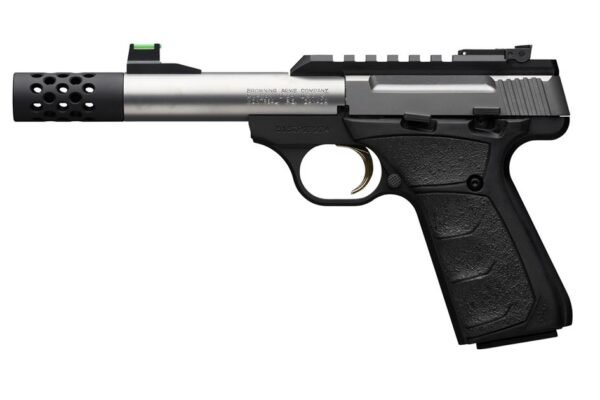 Browning Buck Mark Plus Micro Bull 22LR Stainless Suppressor Ready Rimfire Pistol